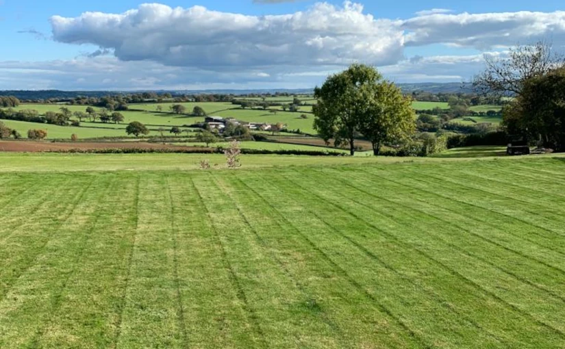 View and lawn as seen from the retreat venue.